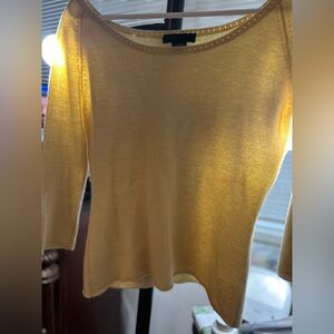 Yellow Long Sleeve Top